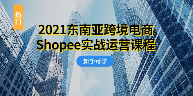 2021东南亚跨境电商Shopee实战运营课程，0基础、0经验、0投资的副业项目-创业项目致富网、狼哥项目资源库