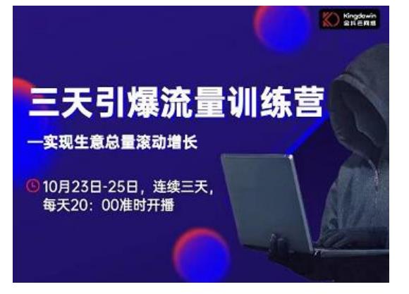抖品牌·三天引爆流量训练营，实现生意总量滚动增长-创业项目致富网、狼哥项目资源库