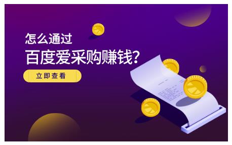 大王·怎么通过百度爱采购赚钱，已经通过百度爱采购完成200多万的销量-创业项目致富网、狼哥项目资源库
