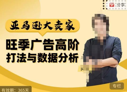 阿甘·亚马逊大卖家广告高阶打法与数据分析，走出传统广告误区；揭秘大卖惯用打法；数据驱动广告决策-创业项目致富网、狼哥项目资源库
