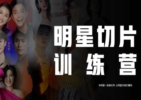 王子·明星IP切片线上训练营（2023），和明星一起拿红利，让明星为我们赚钱插图