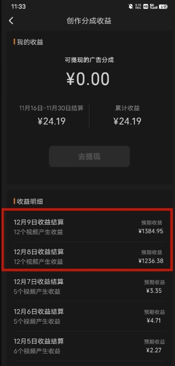 最新撸视频号‮作创‬者‮益收‬课程，测通了视频号分成计划，一天百来块-创业项目致富网、狼哥项目资源库