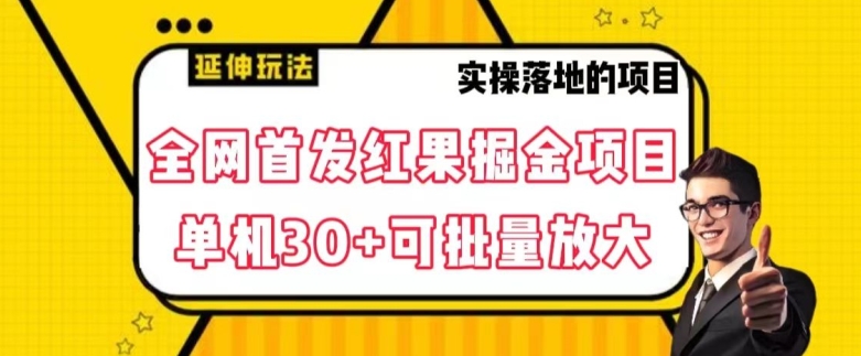 全网首发红果免费短剧掘金项目，单机30+可批量放大【揭秘】-创业项目致富网、狼哥项目资源库