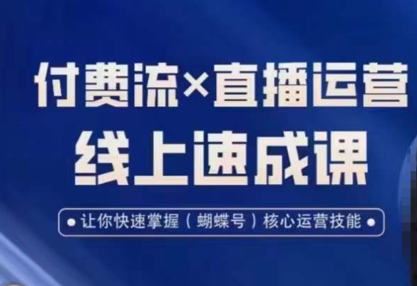 视频号付费流实操课程，付费流✖️直播运营速成课，让你快速掌握视频号核心运营技能-创业项目致富网、狼哥项目资源库