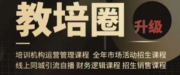 旺仔爸爸教培圈课程（运营／管理／招生／引流全套课程），同城引流自播方案-创业项目致富网、狼哥项目资源库
