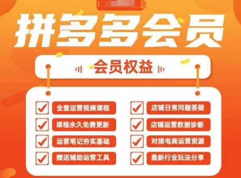 2025拼多多运营实战课，40节全流程教学，覆盖拼多多运营全链路-创业项目致富网、狼哥项目资源库